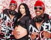 Nick Cannon cradles partner Bre Tiesi's pregnant tummy as they celebrate ...