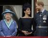 Queen BANS Harry and Meghan and Andrew from Buckingham Palace balcony on her ...