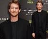 Taylor Swift's beau Joe Alwyn looks dapper as he poses with Conversations With ...