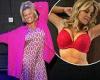 Kerry Katona shows off the results of her SECOND breast reduction