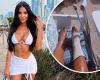 TOWIE's Yazmin Oukhellou fractures her ankle but continues to party in Dubai