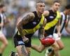 sport news Dustin Martin wears touching tribute to his father Shane in comeback game for ... trends now