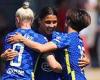 sport news Chelsea Women 4-2 Man United Women: Emma Hayes' side seal Super League title as ... trends now