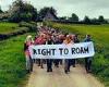 Sunday 8 May 2022 04:41 PM Protesters 'mass trespass' on Duke of Somerset's estate in Devon to demand ... trends now