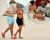 Monday 9 May 2022 10:23 PM Bad Bunny and girlfriend Gabriela Berlingeri relax on Miami Beach following ... trends now