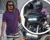 Wednesday 11 May 2022 08:17 PM Sporty Jason Momoa hops on a Harley Davidson motorbike to explore Rome trends now