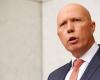 Defence Minister Peter Dutton says a Chinese spy ship has been seen near ...