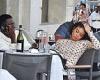 Friday 13 May 2022 11:40 PM Kevin Hart is glued to his phone during lunch with his wife Eniko in Venice trends now