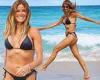 Saturday 14 May 2022 01:46 AM Kelly Bensimon, 54, showcases her spectacular figure in a black SKIMS bikini trends now