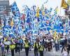 Saturday 14 May 2022 05:40 PM Scottish protesters march for independence after SNP election gains in local ... trends now
