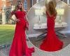 Saturday 14 May 2022 02:22 PM Lizzie Cundy stuns in a backless red gown with a bardot neckline to host cancer ... trends now