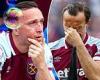 sport news Emotional Mark Noble is left close to tears as West Ham fans applaud him in his ... trends now