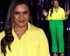 Wednesday 18 May 2022 07:55 PM Mindy Kaling is a ray of sunshine in a canary yellow top at Warner Bros ... trends now