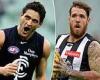 sport news AFL bad boys Dane Swan and Brendan Fevola 'will pull on the gloves and make ... trends now