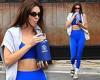 Thursday 19 May 2022 11:22 PM Kendall Jenner displays her toned abs in a cobalt blue workout set after a ... trends now