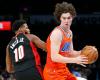Josh Giddey laughs off apparent snub after being named in NBA All-Rookie second ...