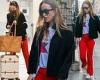 Friday 20 May 2022 08:31 PM Olivia Wilde dons red trousers as she is spotted in NYC ahead of boyfriend ... trends now
