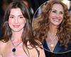 Friday 20 May 2022 11:22 AM Anne Hathaway and Julia Roberts walk the Cannes Film Festival red carpet draped ... trends now