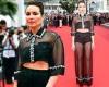 Sunday 22 May 2022 05:49 PM Noomi Rapace flashes her abs and toned legs in VERY racy mesh co-ord trends now