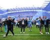 sport news Jubilant Man City fans stream onto Etihad turf in pitch invasion leaving Pep ... trends now