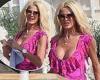 Monday 23 May 2022 07:55 PM Victoria Silvstedt, 47, displays her sensational figure in a plunging pink ... trends now