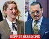Monday 23 May 2022 03:16 PM JOHNNY DEPP VS. AMBER HEARD TRIAL LIVE: Depp's defamation suit against Amber ... trends now