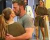 Tuesday 24 May 2022 04:55 AM Jennifer Lopez greets fiancé Ben Affleck with a kiss as they meet at Soho ... trends now