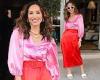 Wednesday 25 May 2022 09:52 PM Myleene Klass looks incredible in a red wrap skirt as she launches her new ... trends now
