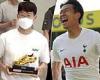 sport news Son Heung-min is given hero's welcome back in South Korea as he parades Premier ... trends now