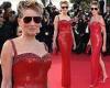 Wednesday 25 May 2022 07:37 PM Sharon Stone models a fitted red gown and shades at Cannes Film Festival ... trends now
