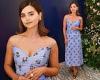 Wednesday 25 May 2022 09:43 AM Jenna Coleman cuts an elegant figure in a blue floral strapless gown at ... trends now
