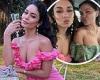 Wednesday 25 May 2022 10:01 PM Vanessa Hudgens looks pretty in pink in pictures with her younger sister, ... trends now
