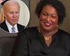 Thursday 26 May 2022 11:40 PM Stacey Abrams LAUGHS when podcast host jokes about Joe Biden's 'Alzheimers' and ... trends now