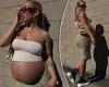 Saturday 28 May 2022 12:16 AM Tammy Hembrow teases she is about to give birth as she shows off her baby bump ... trends now