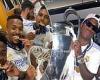 sport news Inside Real Madrid's celebrations - David Alaba leads the party with champagne ... trends now