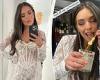 Sunday 29 May 2022 11:49 AM Olympia Valance dons a sheer white lace jumpsuit at hens do trends now