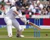 sport news England lose opener Alex Lees in pursuit of 277 to win the first Test against ... trends now