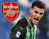 sport news Arsenal's £35 million bid for Sassuolo star Gianluca Scamacca 'is rebuffed' trends now