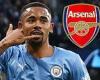sport news Arsenal 'are ready to DOUBLE Gabriel Jesus' salary to £200,000 to persuade the ... trends now