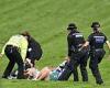 Saturday 4 June 2022 04:55 PM Dozens of police pull protestors off Epsom Derby race course after they burst ... trends now