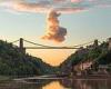 Saturday 4 June 2022 05:13 PM Patriotic cloud in shape of Britain appears above Clifton Suspension Bridge ... trends now