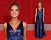 Saturday 11 June 2022 09:25 PM Hollyoaks star Stephanie Waring puts on very busty display in a plunging gown ... trends now