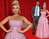 Saturday 11 June 2022 09:52 PM British Soap Awards: Billie Faiers stuns in a lilac tulle ruffled gown on the ... trends now