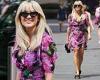 Thursday 16 June 2022 07:10 PM Ashley Roberts shows off her colourful summer style in a black and pink floral ... trends now