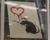 Thursday 16 June 2022 02:22 PM Iconic Banksy 'Love Rat' graffiti artwork screenprint is set to sell for ... trends now