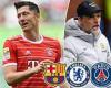 sport news Chelsea 'join PSG and Barcelona in race to sign Robert Lewandowski' from Bayern ... trends now