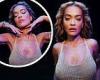 Thursday 16 June 2022 09:07 PM Rita Ora sports face jewels and wows in busty top as she celebrates new single trends now