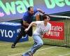 Sunday 19 June 2022 07:01 PM 'Eco-protester' invades court at tennis final to tie herself to net before ... trends now