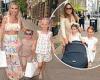 Sunday 19 June 2022 11:04 AM Pregnant Billie Faiers flashes her growing bump in a summery co-ord trends now