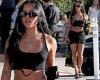 Monday 20 June 2022 04:19 AM Karrueche Tran turns heads in an ab-flashing black crop top and mini skirt in ... trends now